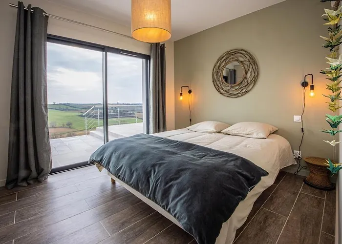 Le Belvedere-design-piscine-vue-gaillac Villa Salvagnac